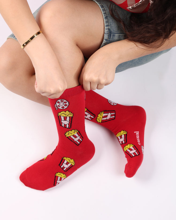 Not So Casual Socks — Popcorn