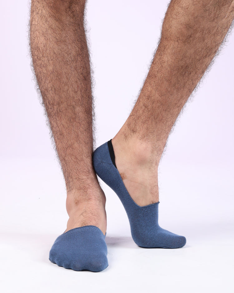Invisible Socks — Steel Blue