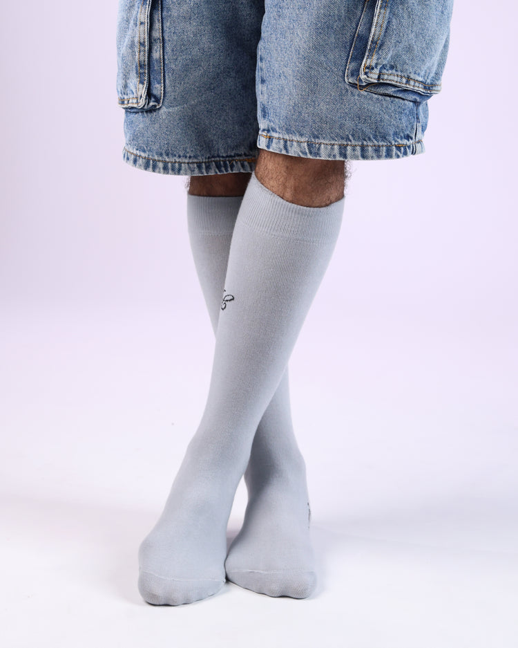 Diabetic Socks — Light Grey