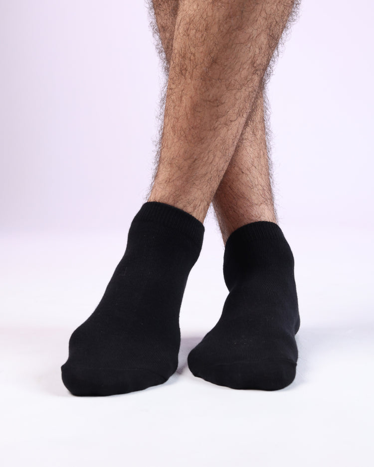 Low Cut Socks — Black