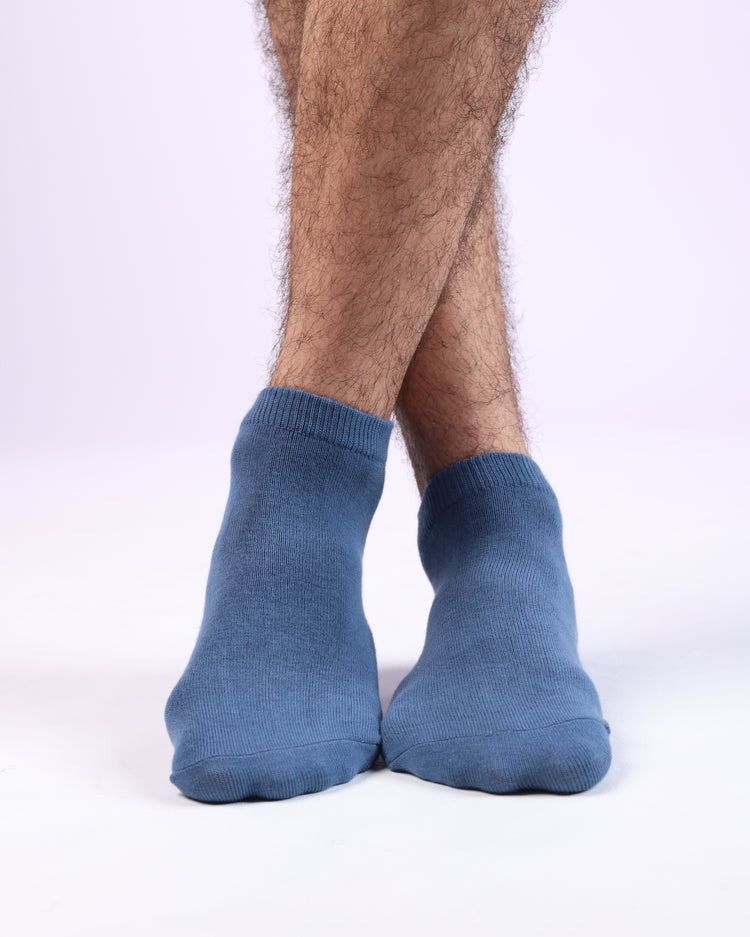 Low Cut Socks — Blue
