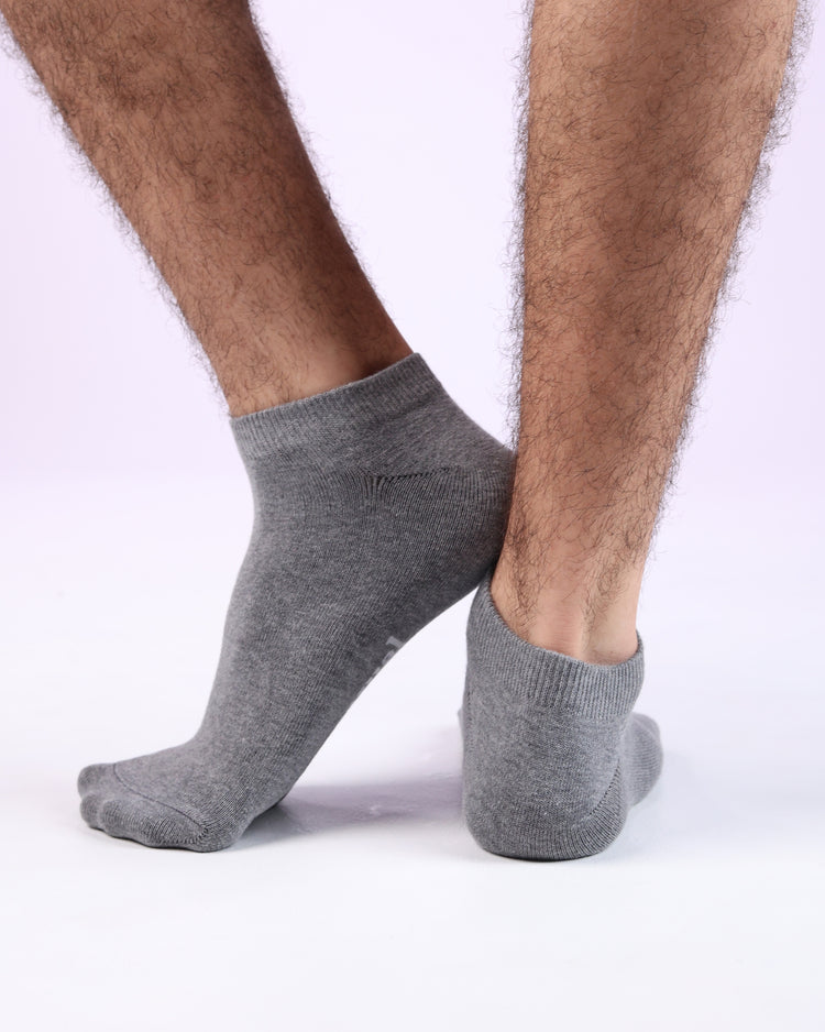 Low Cut Socks — Grey