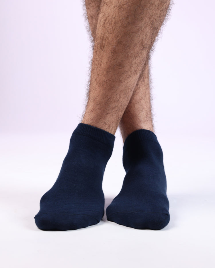 Low Cut Socks — Navy