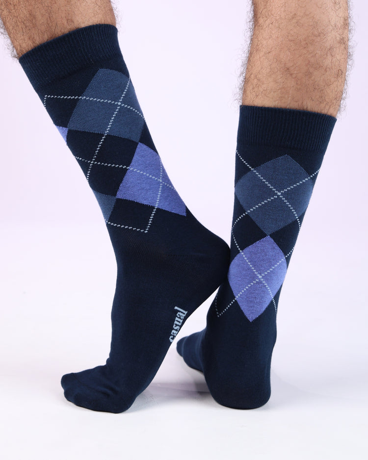 Casual Socks — Navy Blue
