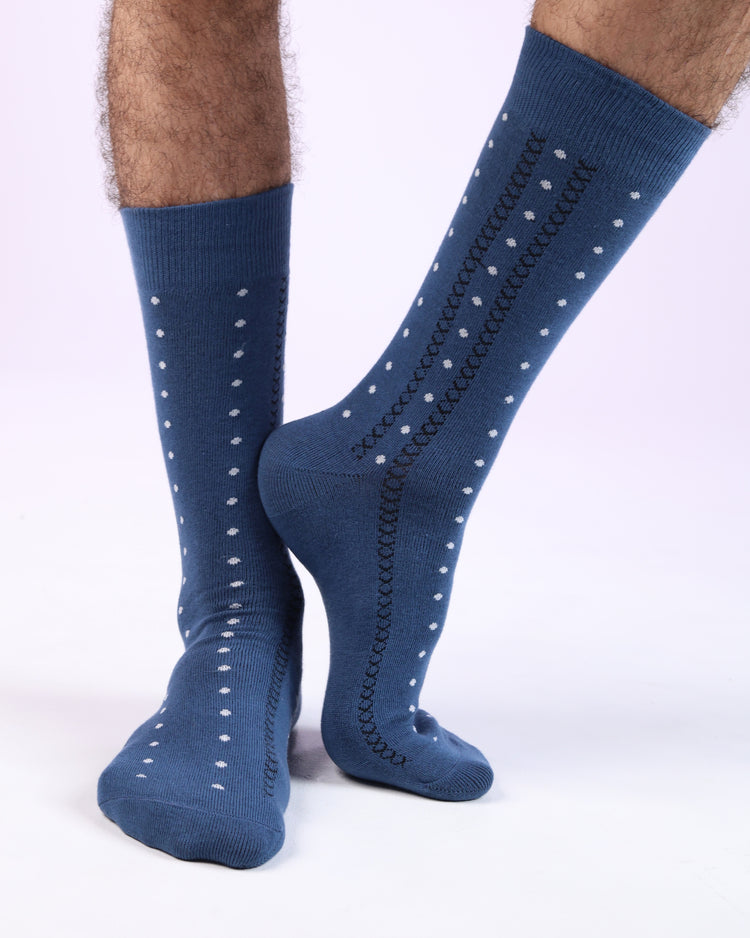 Casual Socks — Teal Blue
